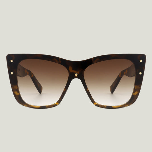 Windborn – Retro Square Tinted Cat Eye Sonnenbrille für Damen