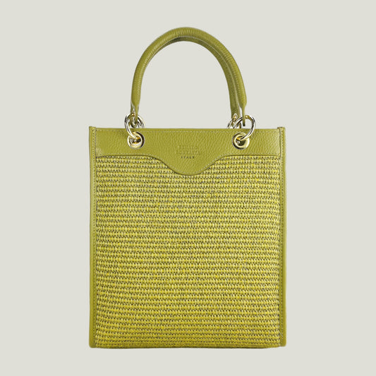Damen-Handtasche Vertikal - Pistacchio (Pistazie)