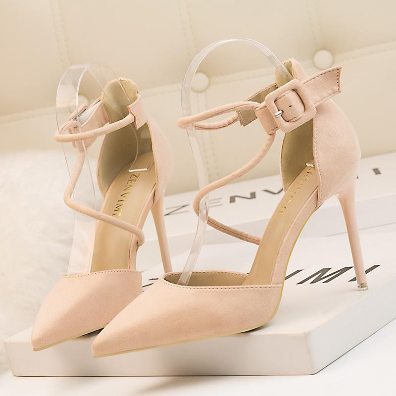 Sexy Stiletto Suede Sandals | Sommer Party High Heels