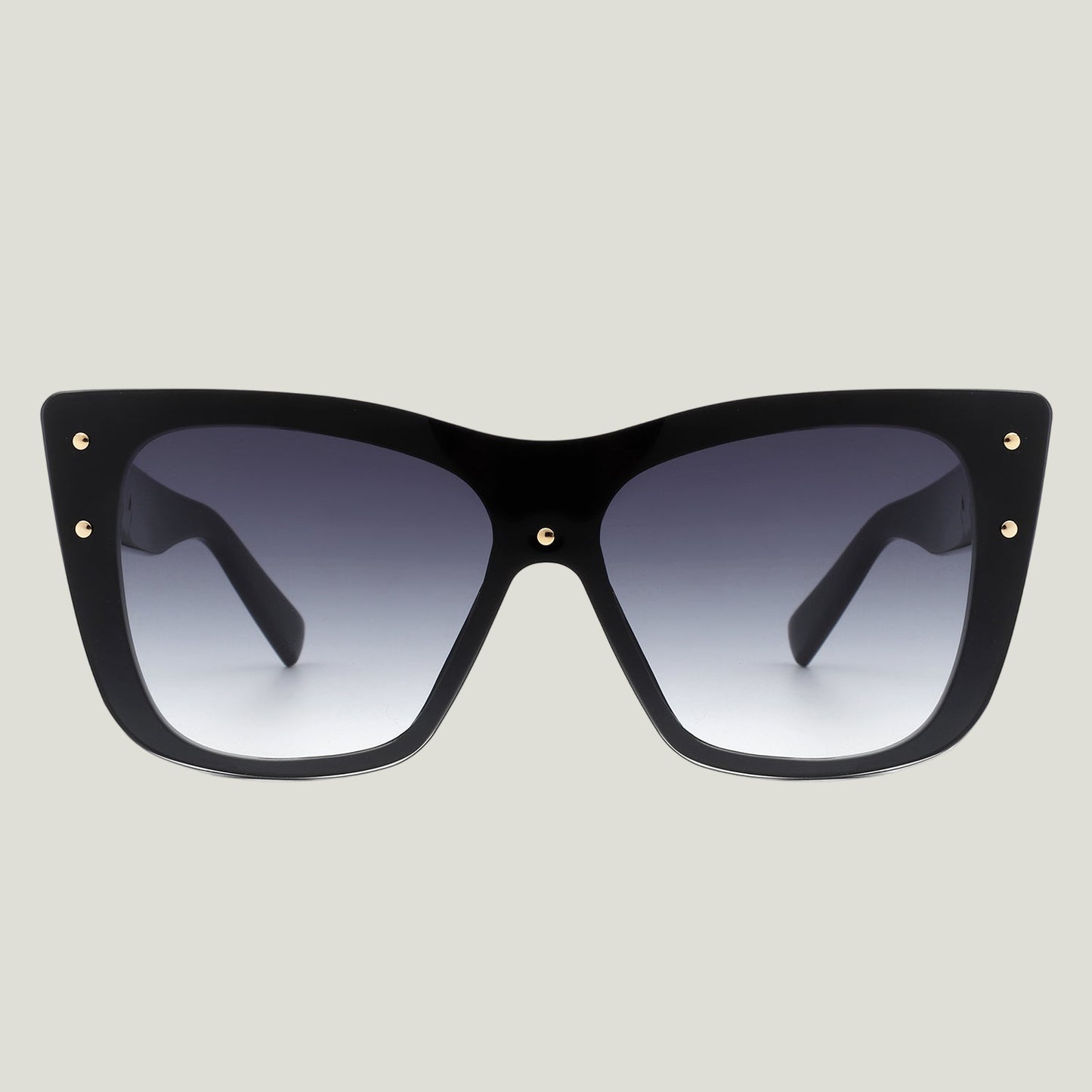Windborn – Retro Square Tinted Cat Eye Sonnenbrille für Damen