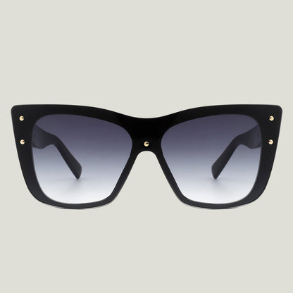 Windborn – Retro Square Tinted Cat Eye Sonnenbrille für Damen