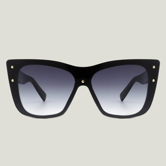 Windborn – Retro Square Tinted Cat Eye Sonnenbrille für Damen