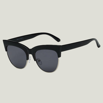 Women Half Frame Cat Eye Sunglasses – Elegant, Modern & Ultra-Feminine