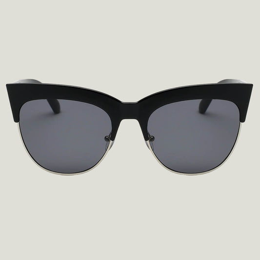 Women Half Frame Cat Eye Sunglasses – Elegant, Modern & Ultra-Feminine