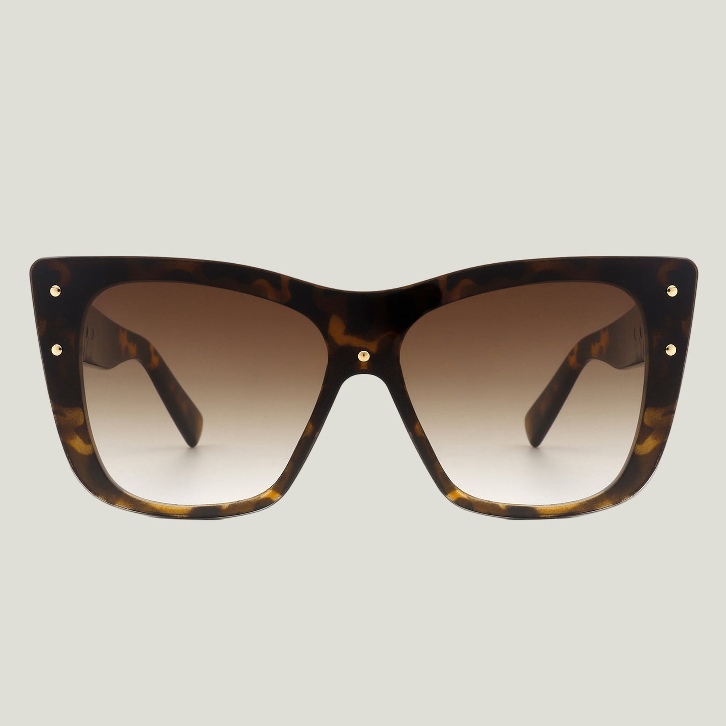 Windborn – Retro Square Tinted Cat Eye Sonnenbrille für Damen