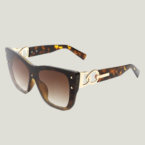 Windborn – Retro Square Tinted Cat Eye Sonnenbrille für Damen