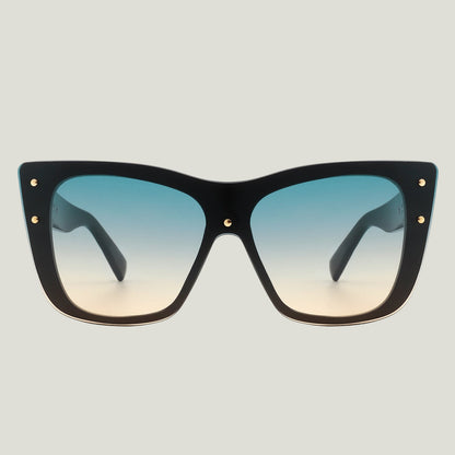 Windborn – Retro Square Tinted Cat Eye Sonnenbrille für Damen