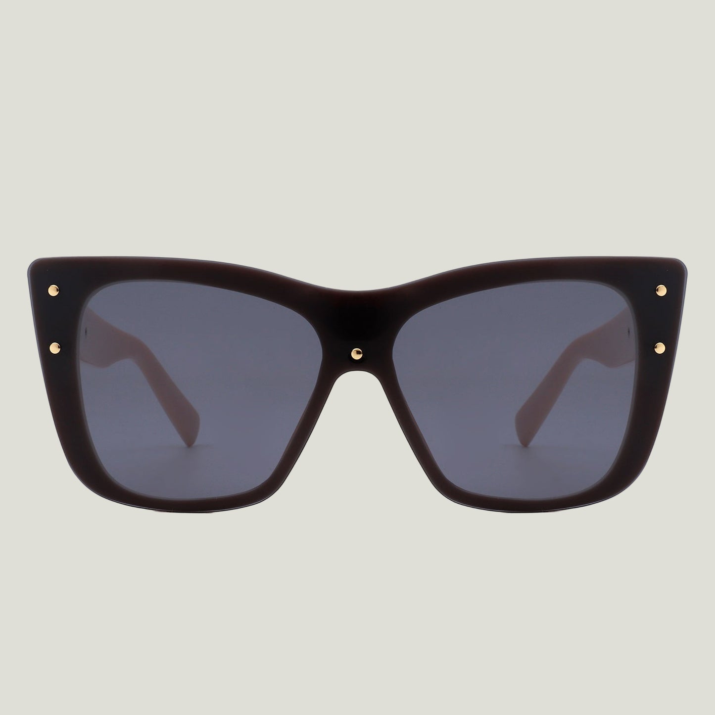 Windborn – Retro Square Tinted Cat Eye Sonnenbrille für Damen