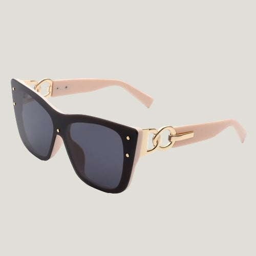 Windborn – Retro Square Tinted Cat Eye Sonnenbrille für Damen