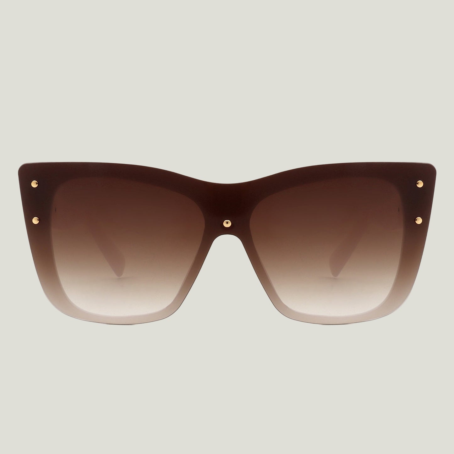 Windborn – Retro Square Tinted Cat Eye Sonnenbrille für Damen