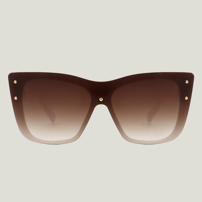 Windborn – Retro Square Tinted Cat Eye Sonnenbrille für Damen