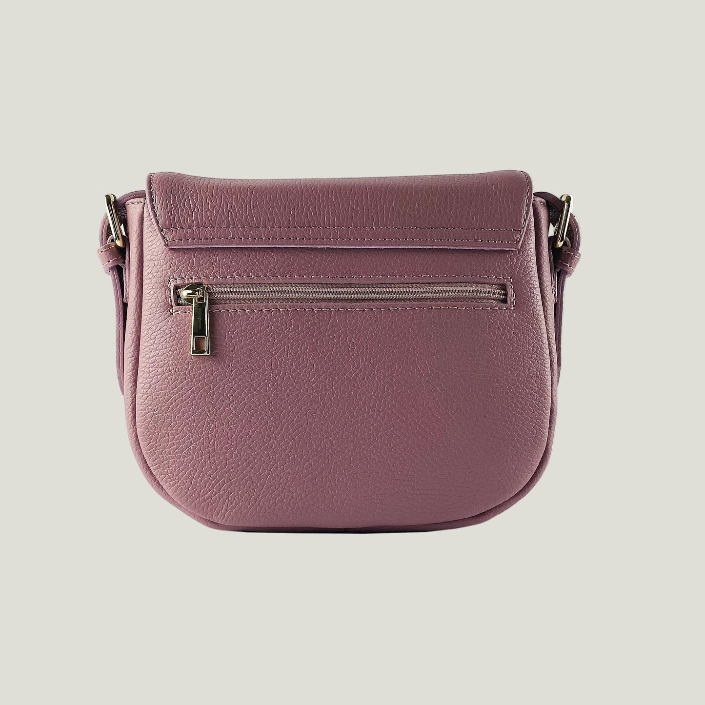 Borsa Donna mit Lederschulterriemen – Rosa Antico