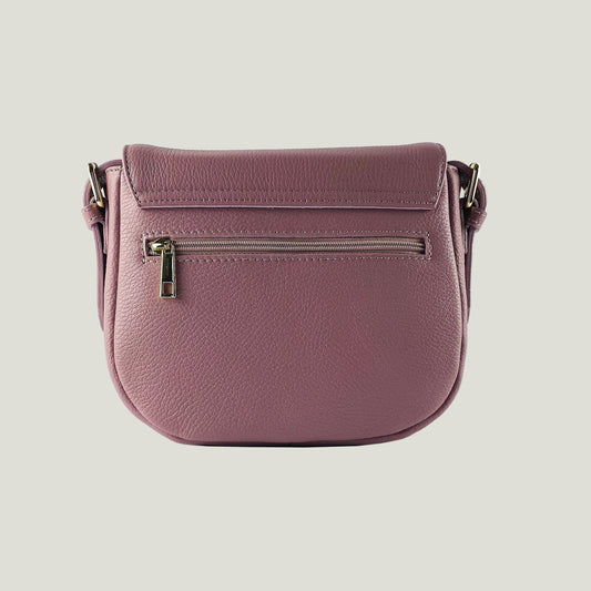 Borsa Donna mit Lederschulterriemen – Rosa Antico