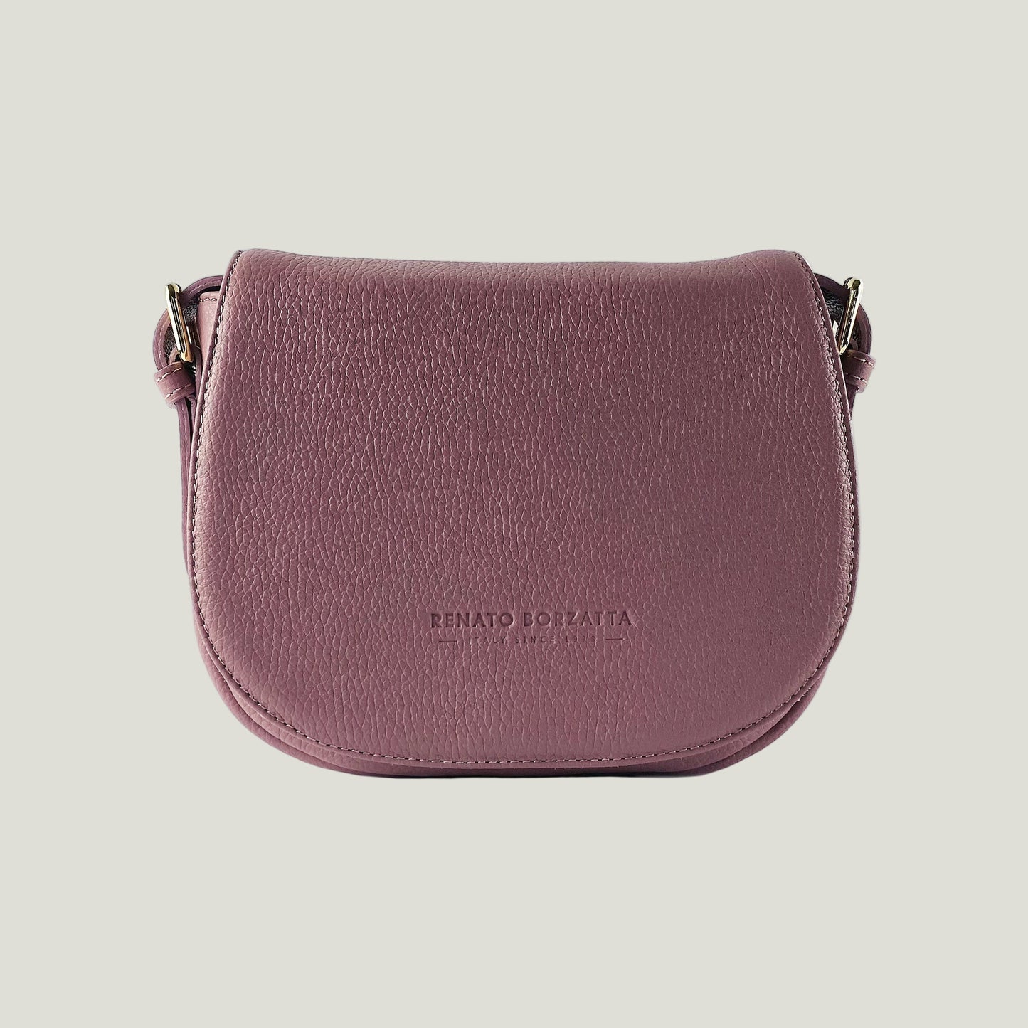 Borsa Donna mit Lederschulterriemen – Rosa Antico