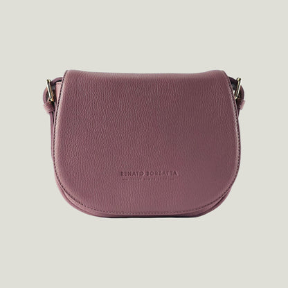 Borsa Donna mit Lederschulterriemen – Rosa Antico