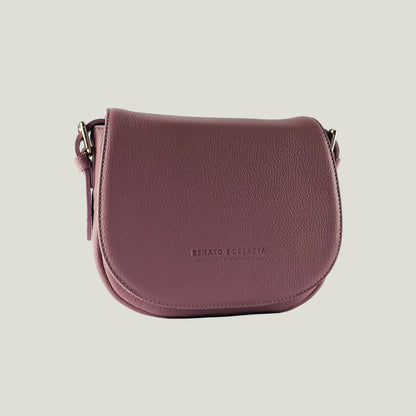 Borsa Donna mit Lederschulterriemen – Rosa Antico