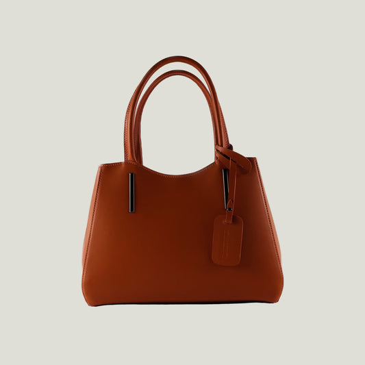 Borsa Donna a Mano aus Echtleder – Paprica