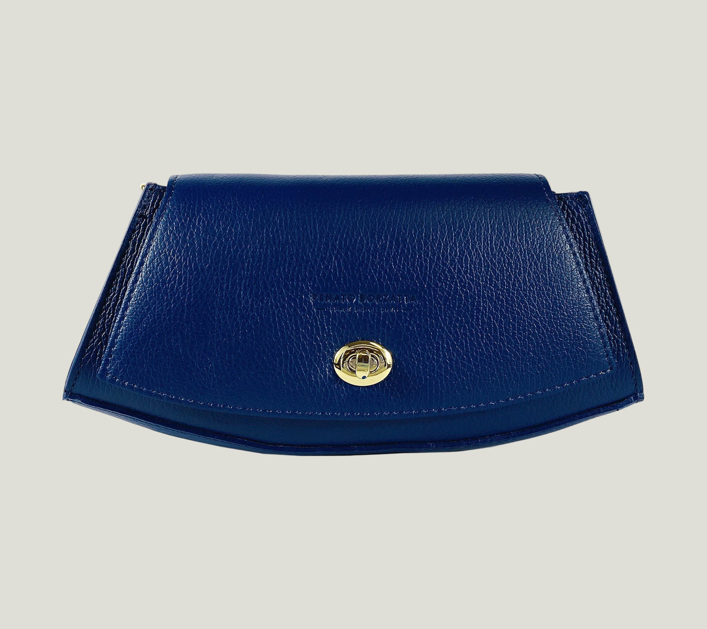 Borsa Donna a Spalla aus Echtleder – Blue