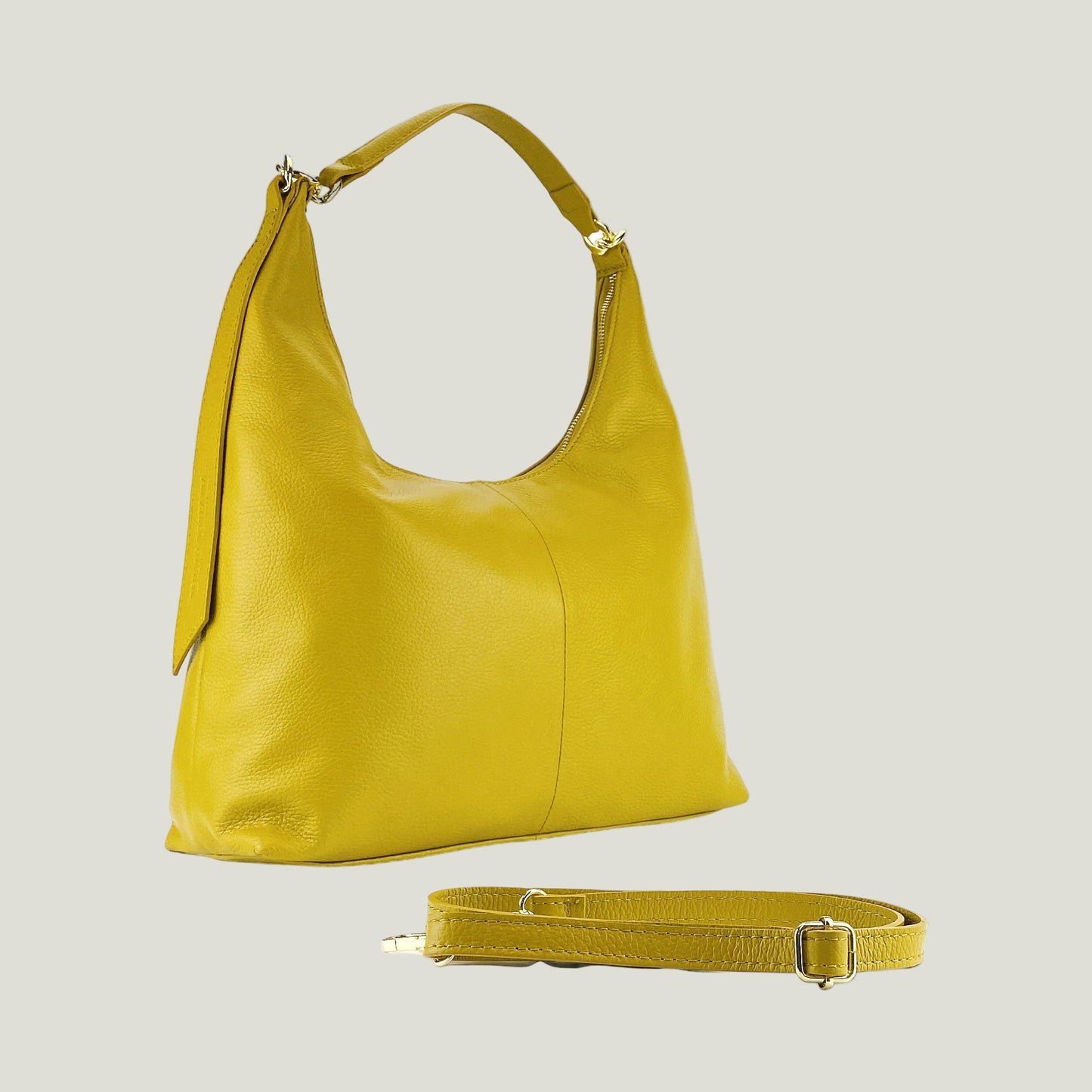 Borsa Donna a Spalla Morbida – Senape