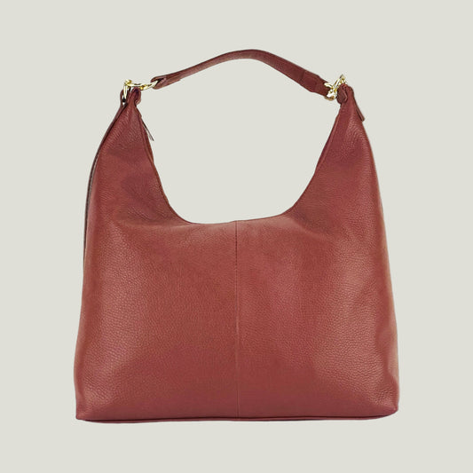 Borsa Donna a Spalla Morbida – Rubino