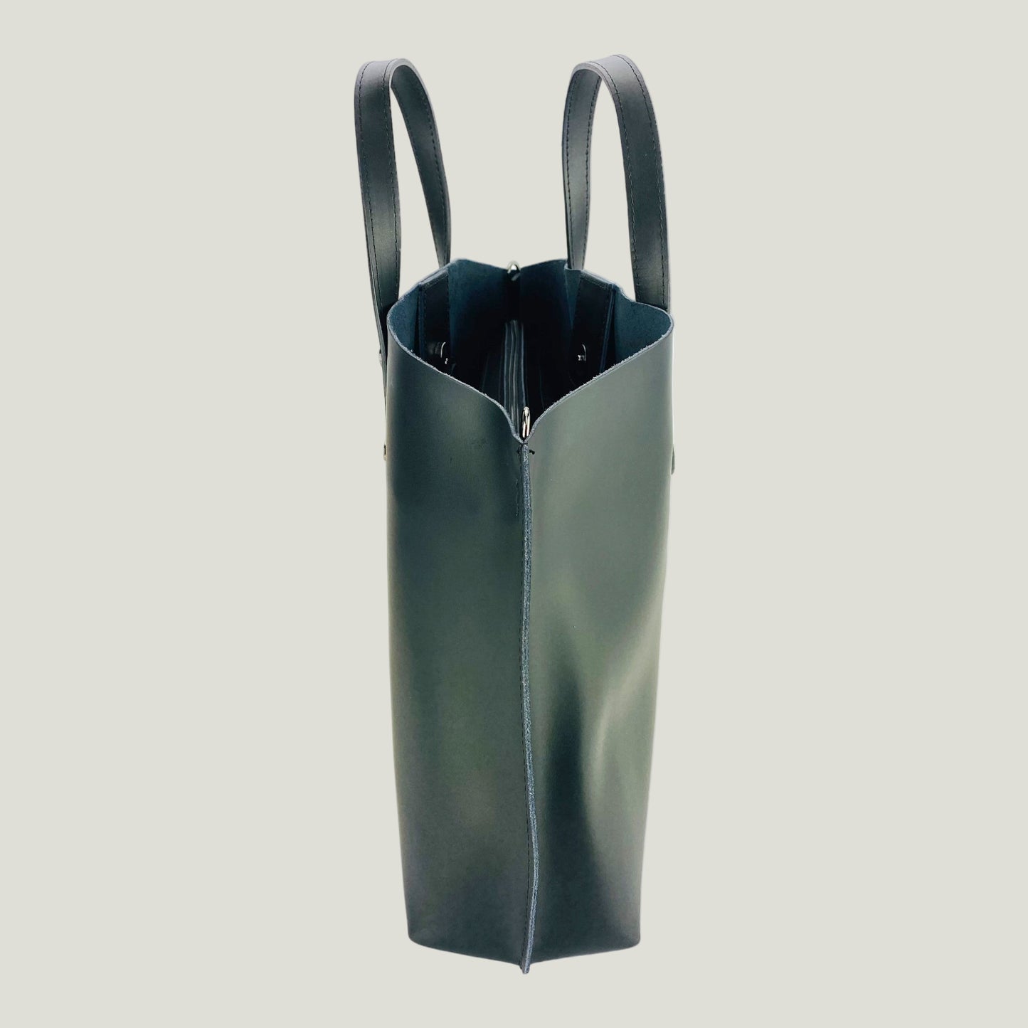 Elegante Damen-Handtasche aus Echtleder – Nero (Schwarz)