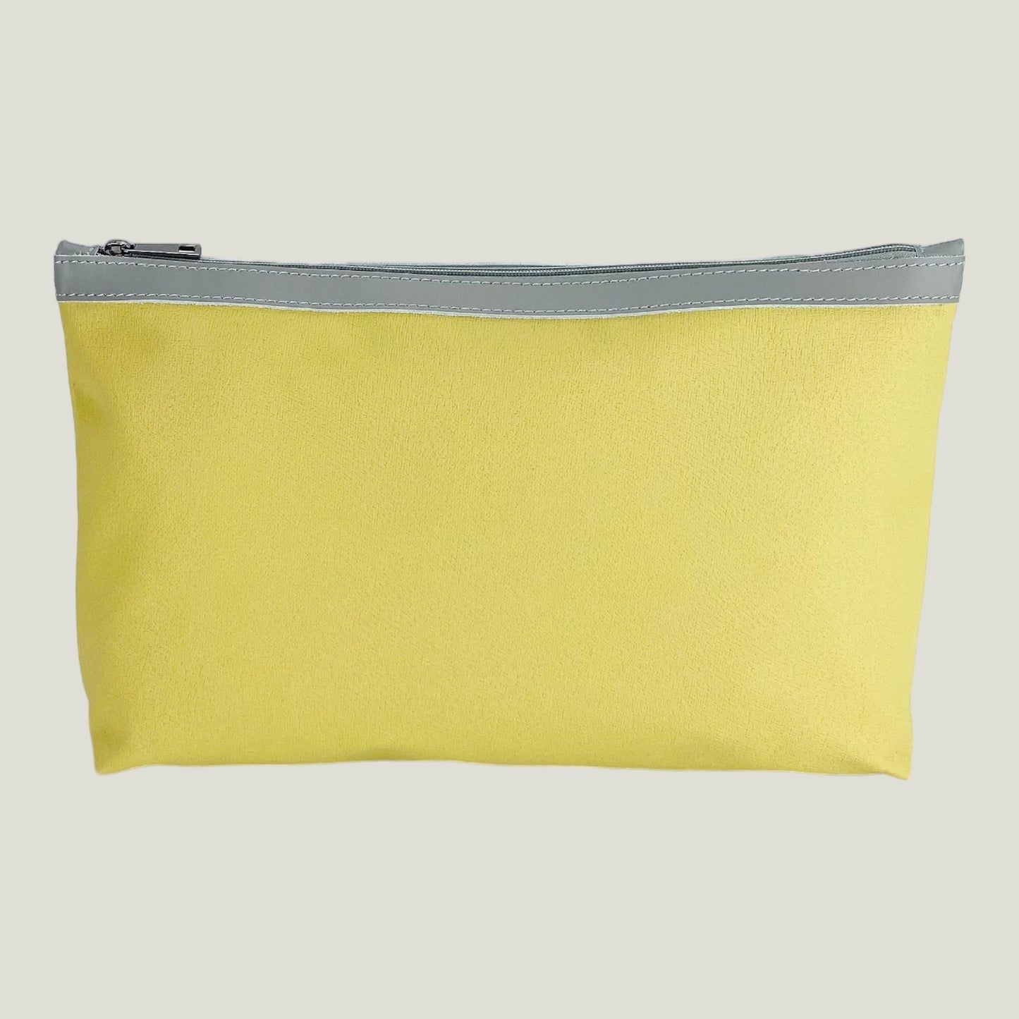 Elegante Damen-Handtasche aus Echtleder – Grigio (Grau)