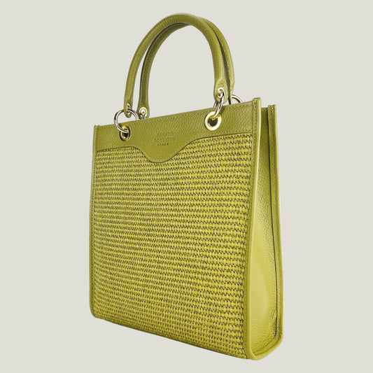 Damen-Handtasche Vertikal  - Pistacchio (Pistazie)
