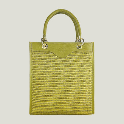 Damen-Handtasche Vertikal  - Pistacchio (Pistazie)