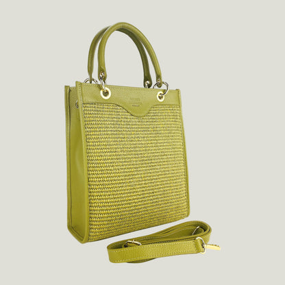 Damen-Handtasche Vertikal  - Pistacchio (Pistazie)