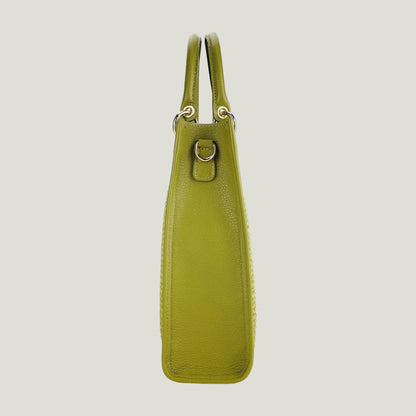 Damen-Handtasche Vertikal  - Pistacchio (Pistazie)