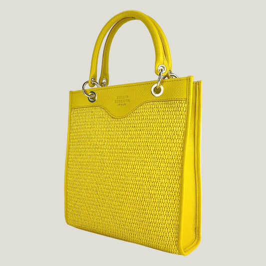 Damen-Handtasche Vertikal - Gelb