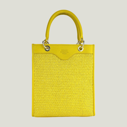 Damen-Handtasche Vertikal - Gelb