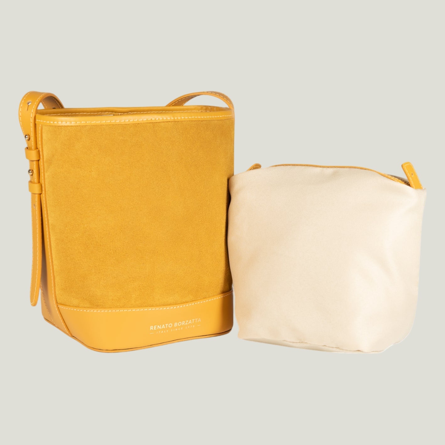 Borsa a Secchiello Donna – Modell BRENDA – Senape