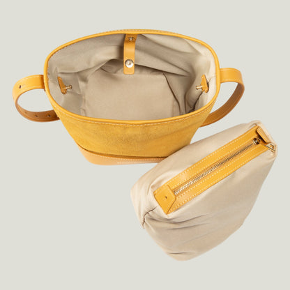 Borsa a Secchiello Donna – Modell BRENDA – Senape