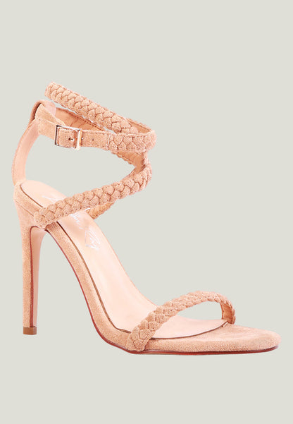 Sherri – High Heeled Faux Suede Sandalen | Elegante Stiletto-Sandaletten