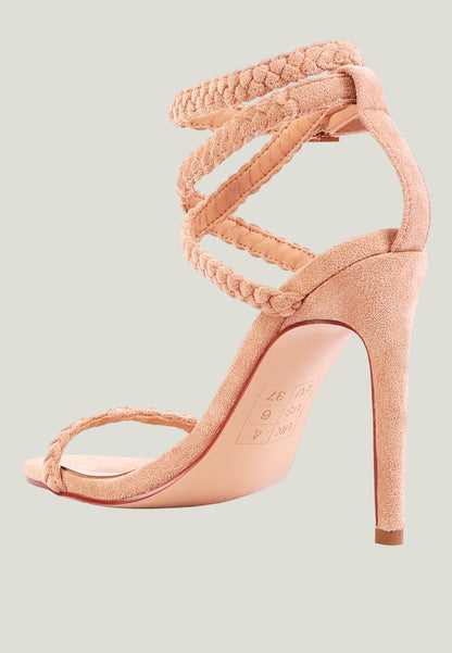 Sherri – High Heeled Faux Suede Sandalen | Elegante Stiletto-Sandaletten