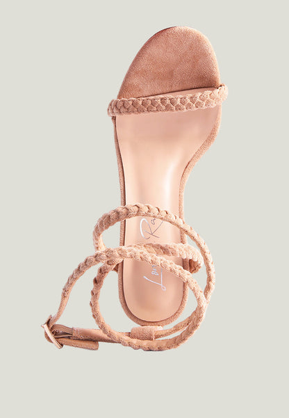 Sherri – High Heeled Faux Suede Sandalen | Elegante Stiletto-Sandaletten