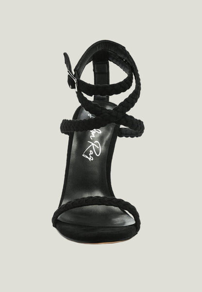 Sherri – High Heeled Faux Suede Sandalen | Elegante Stiletto-Sandaletten