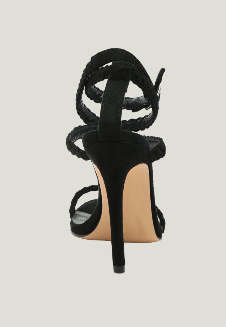 Sherri – High Heeled Faux Suede Sandalen | Elegante Stiletto-Sandaletten