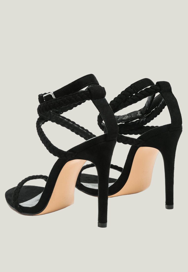 Sherri – High Heeled Faux Suede Sandalen | Elegante Stiletto-Sandaletten