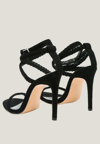 Sherri – High Heeled Faux Suede Sandalen | Elegante Stiletto-Sandaletten