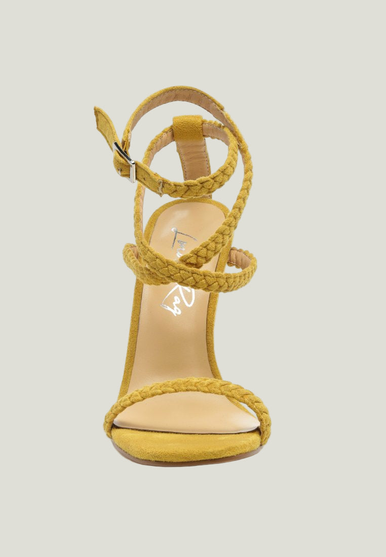 Sherri – High Heeled Faux Suede Sandalen | Elegante Stiletto-Sandaletten