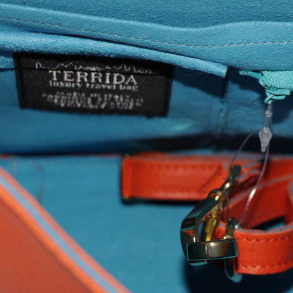 Elegante Handtasche aus pflanzlich gegerbtem Leder