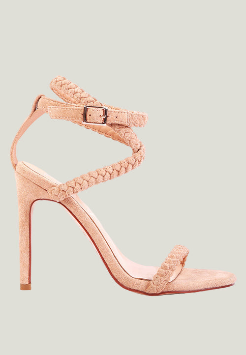 Sherri – High Heeled Faux Suede Sandalen | Elegante Stiletto-Sandaletten